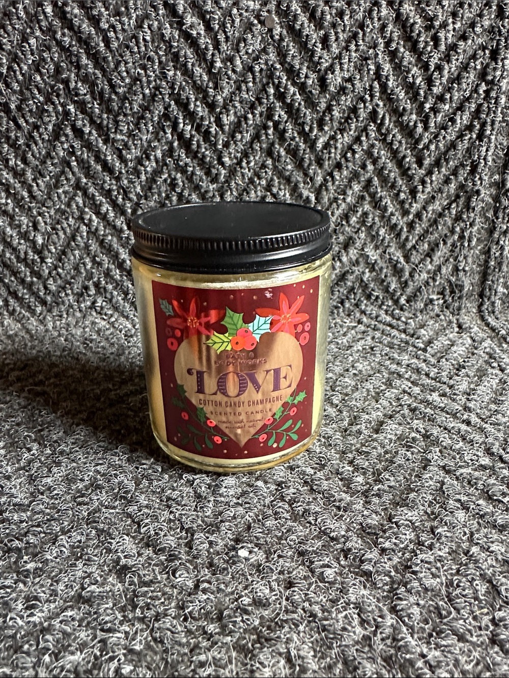 Bath & Body Works Cotton Candy Champagne Single Wick Candle